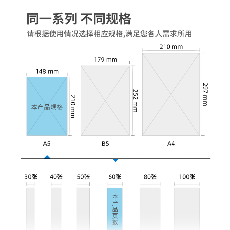 尊龙凯时7637无线装订本(混)-60张-A5(本)